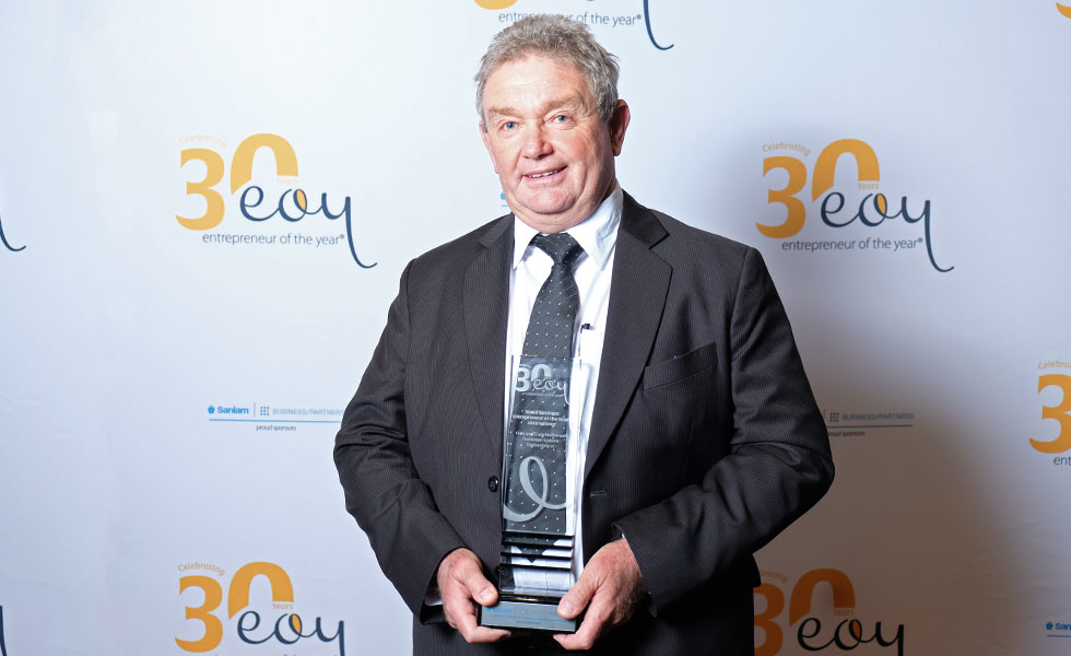 Father and son receive Small Business Entrepreneur of the Year® award